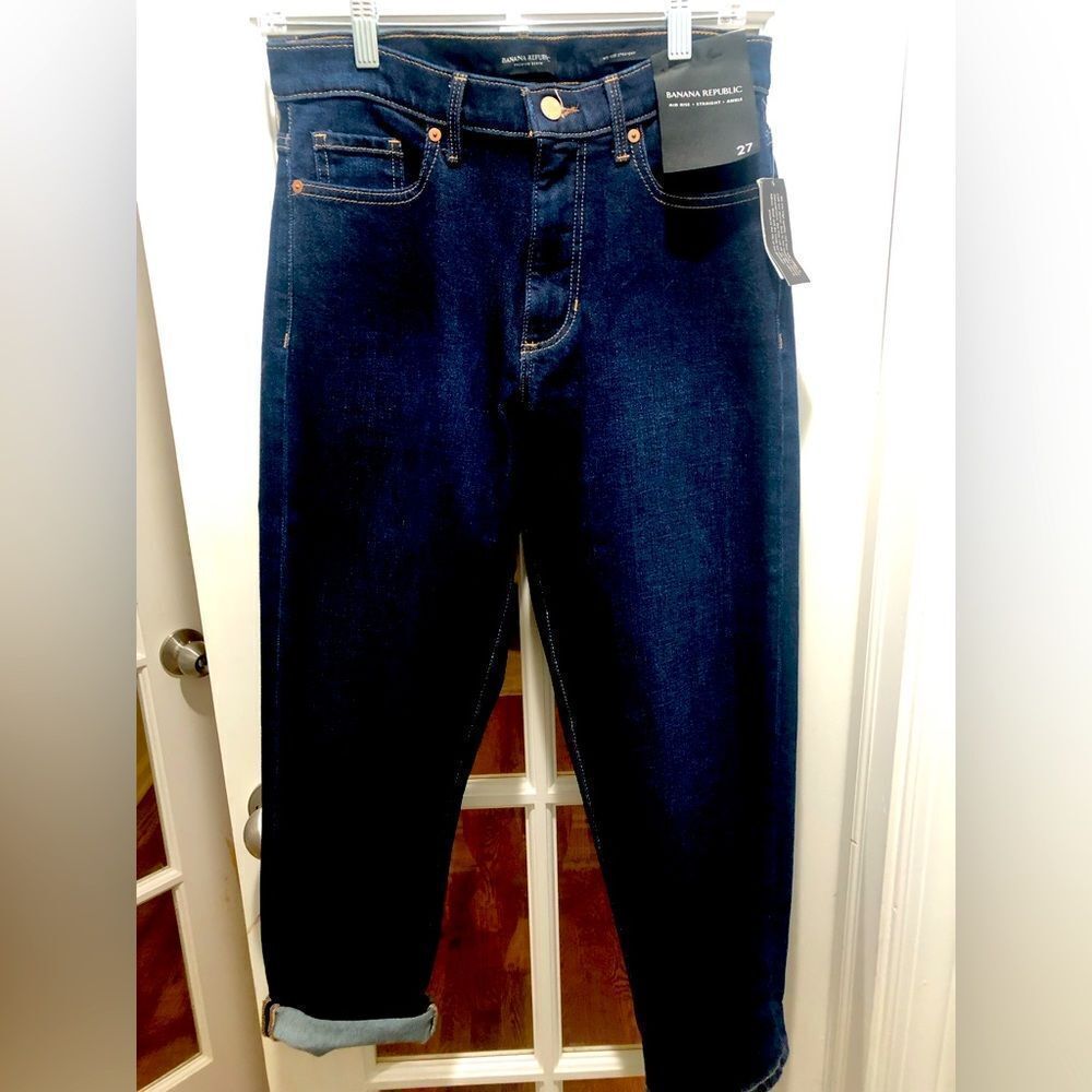 Banana Republic Mid rise Straight Ankle Jeans size 27
